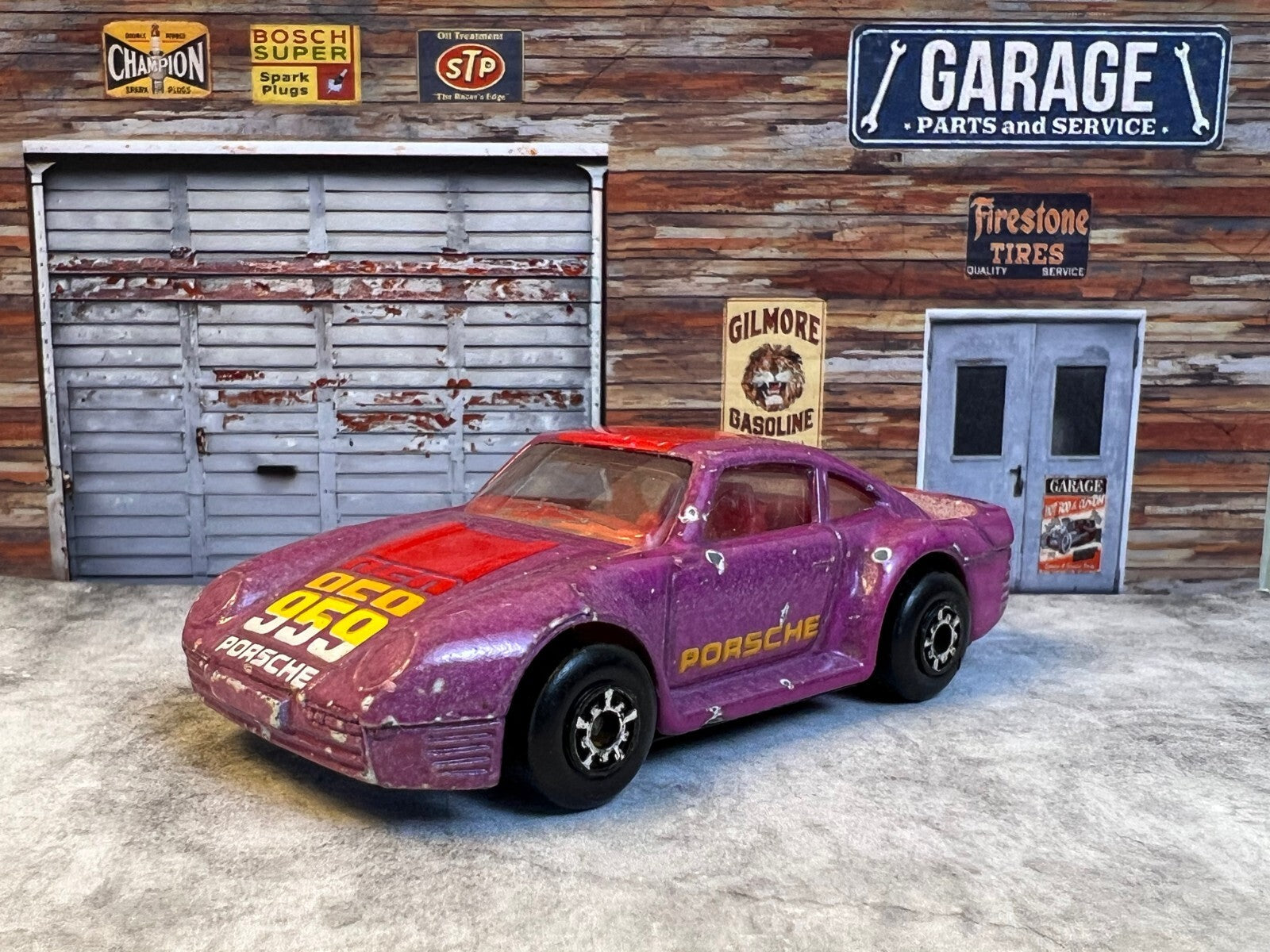 🔥🔥Matchbox Porsche 959 Vintage Rare Variation  1986 C5🔥🔥