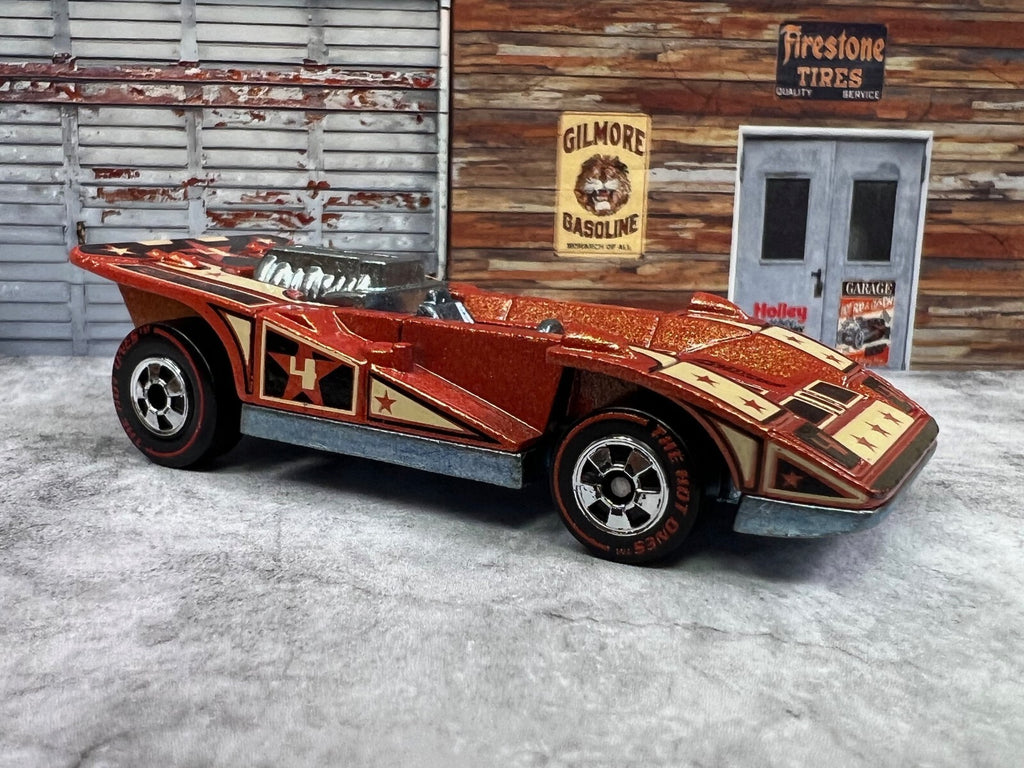 🔥🔥🔥Hot Wheels The Hot Ones Steam Roller Chase Orange 🔥🔥🔥