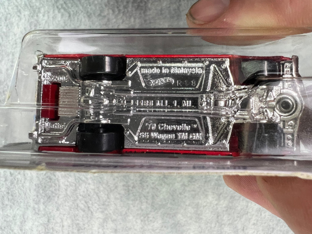 🇺🇸🇺🇸🇺🇸Hot Wheels HW WAGONS 1/5 '70 Chevelle SS Wagon Red H27🇺🇸🇺🇸🇺🇸