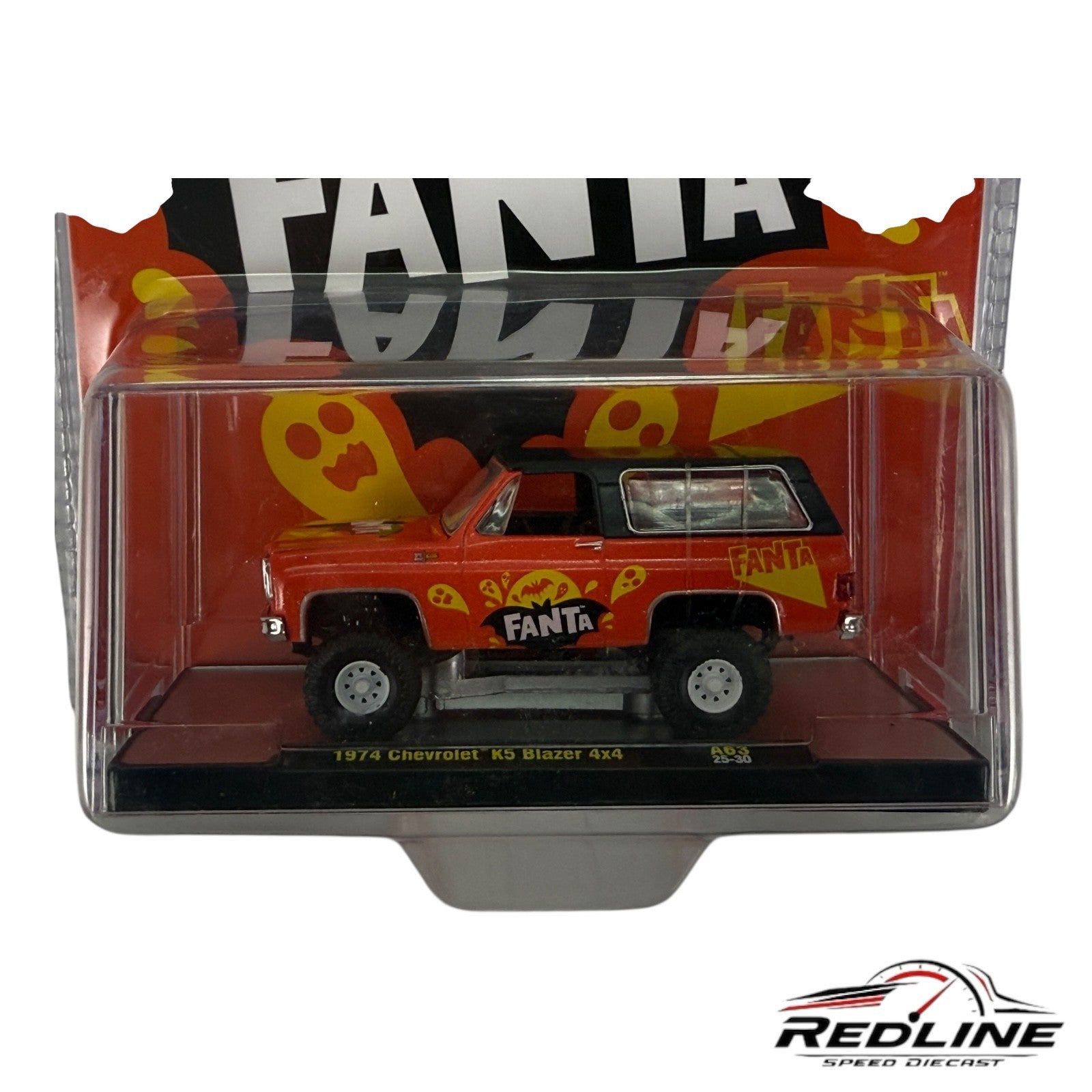 M2 Machines 1974 Chevrolet K5 Blazer 4x4 A63 25-30 Fanta 2025 Halloween H28🇺🇸