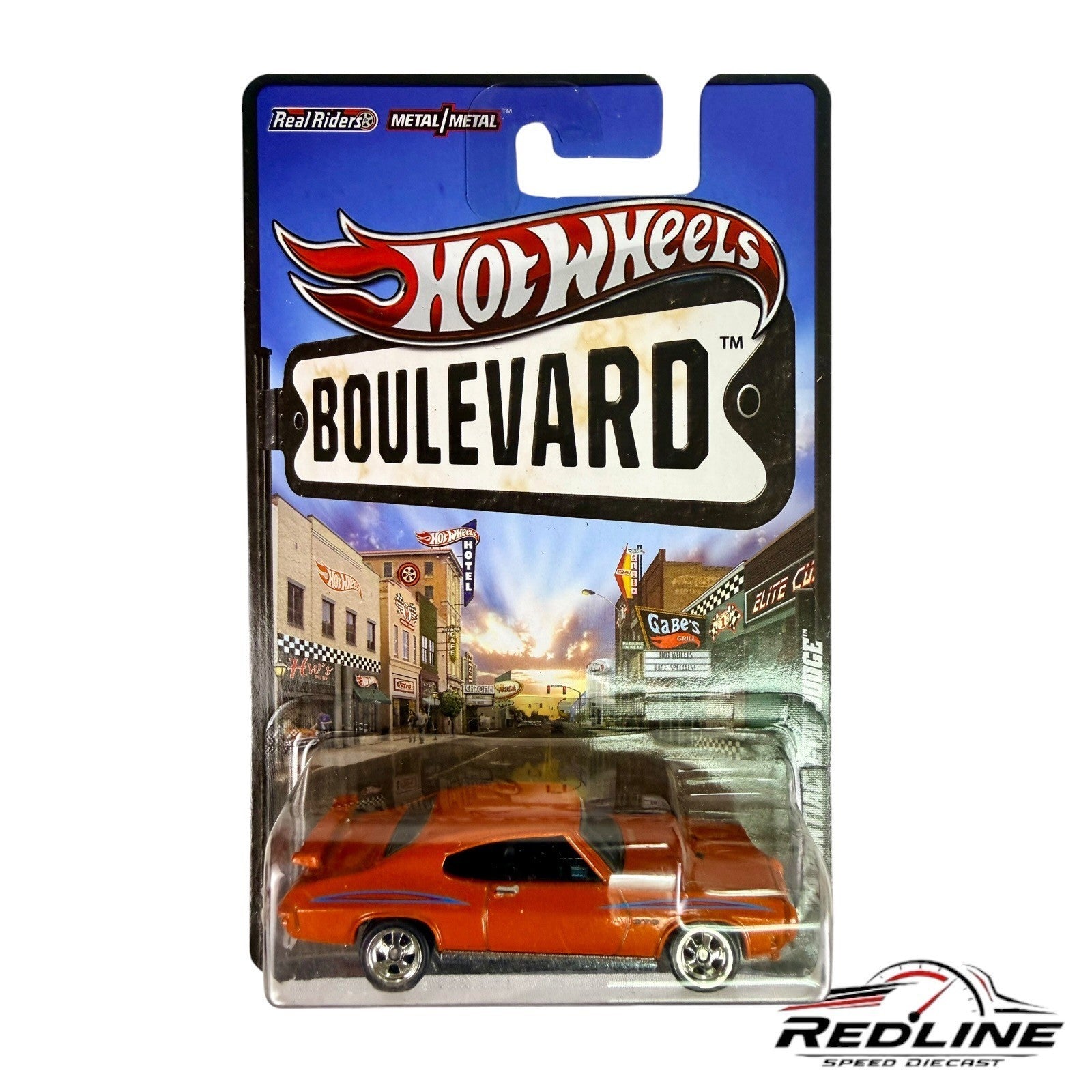 🇺🇸Hot Wheels 2011 Boulevard Legends Series 70 Pontiac GTO  Judge H13🇺🇸