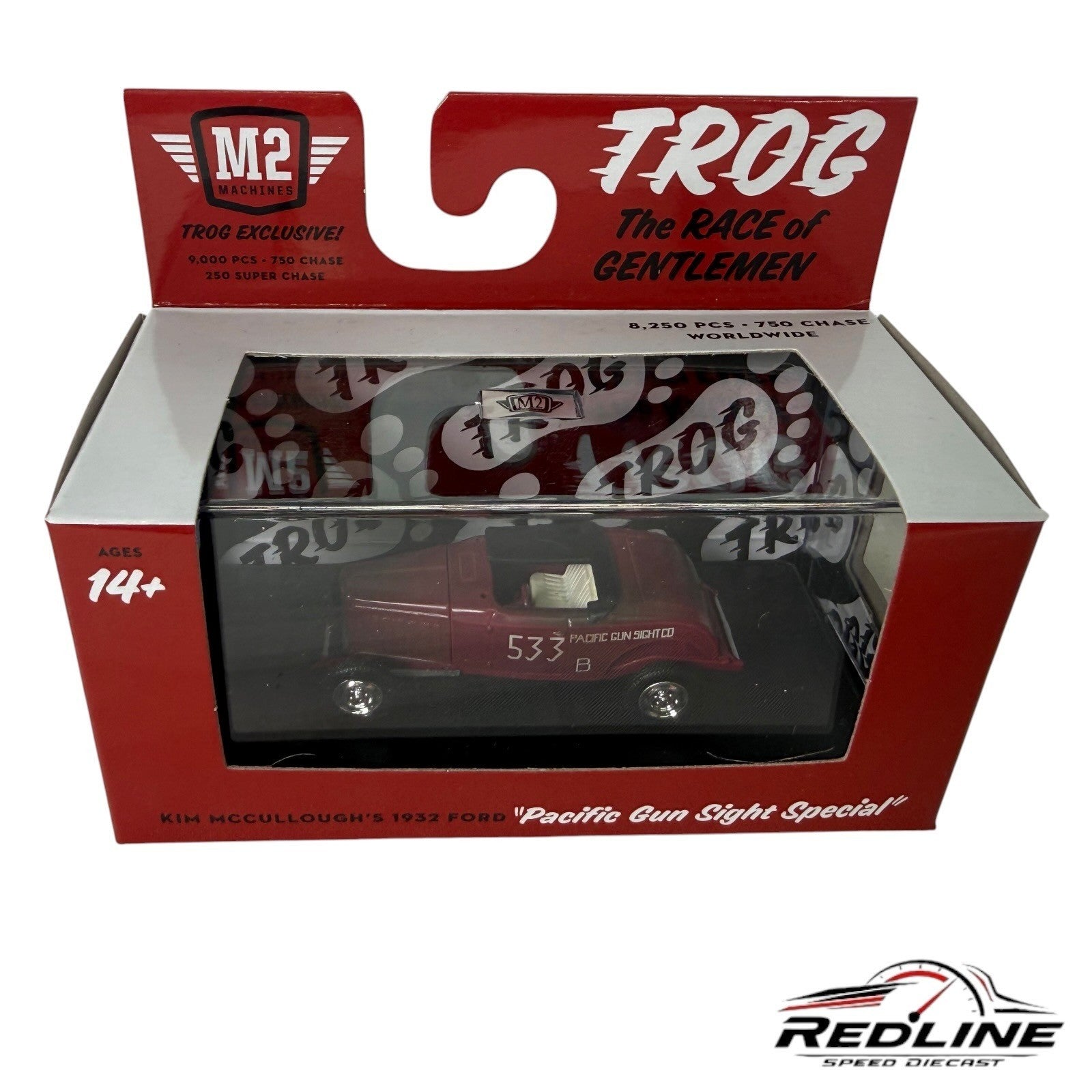 🎌🎌M2 MACHINES Kim McCullough's 1932 Ford Trog Auto-Thentics 1:64 H15🎌🎌