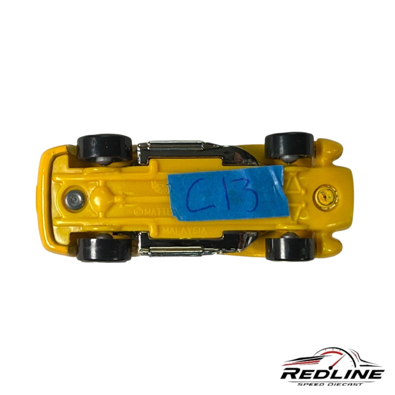 🇮🇹Hot Wheels Ferrari Racer Yellow Ferrari 250 Testa Rossa 01 LOOSE C13🇮🇹