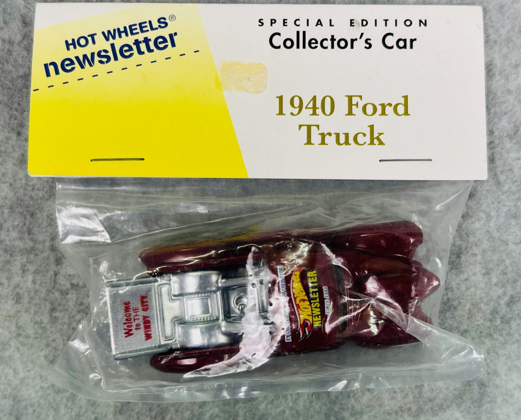 🔥🔥Hot Wheels Newsletter Collector Car Special Edition 1940 Ford Truck Red🔥🔥