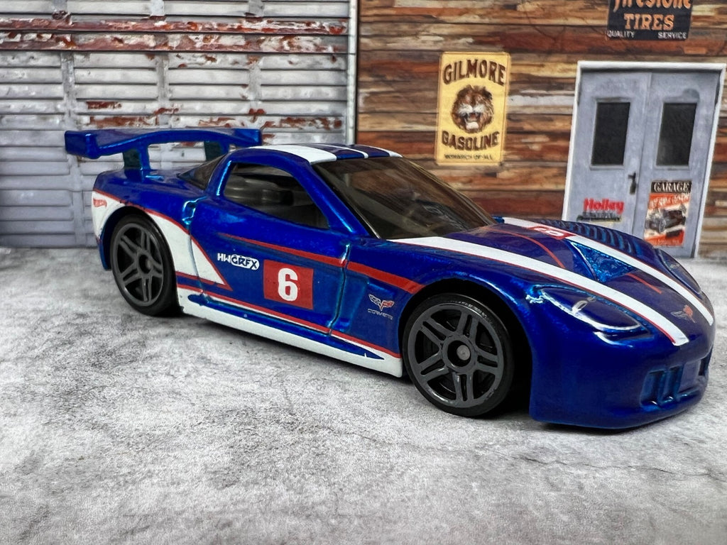 🏁 🏁🏁🏁Hot Wheels Corvette C6R Blue Then and Now C8🏁🏁🏁🏁