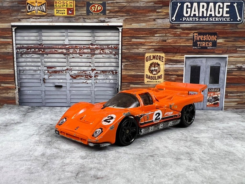 🇮🇹🇮🇹🇮🇹🇮🇹Hot Wheels Ferrari 512M J3246 #2 Orange C9🇮🇹🇮🇹🇮🇹🇮🇹