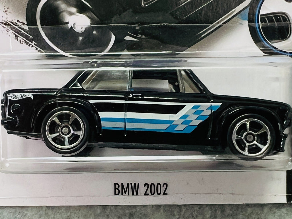 🇩🇪🇩🇪🇩🇪Hot Wheels #186 Black BMW 2002 New In Package H27🇩🇪🇩🇪🇩🇪