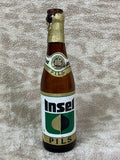 🍺🇧🇪 Vintage Insel Pils Beer Bottle Glass Brown Empty German Barware BB02🇧🇪 