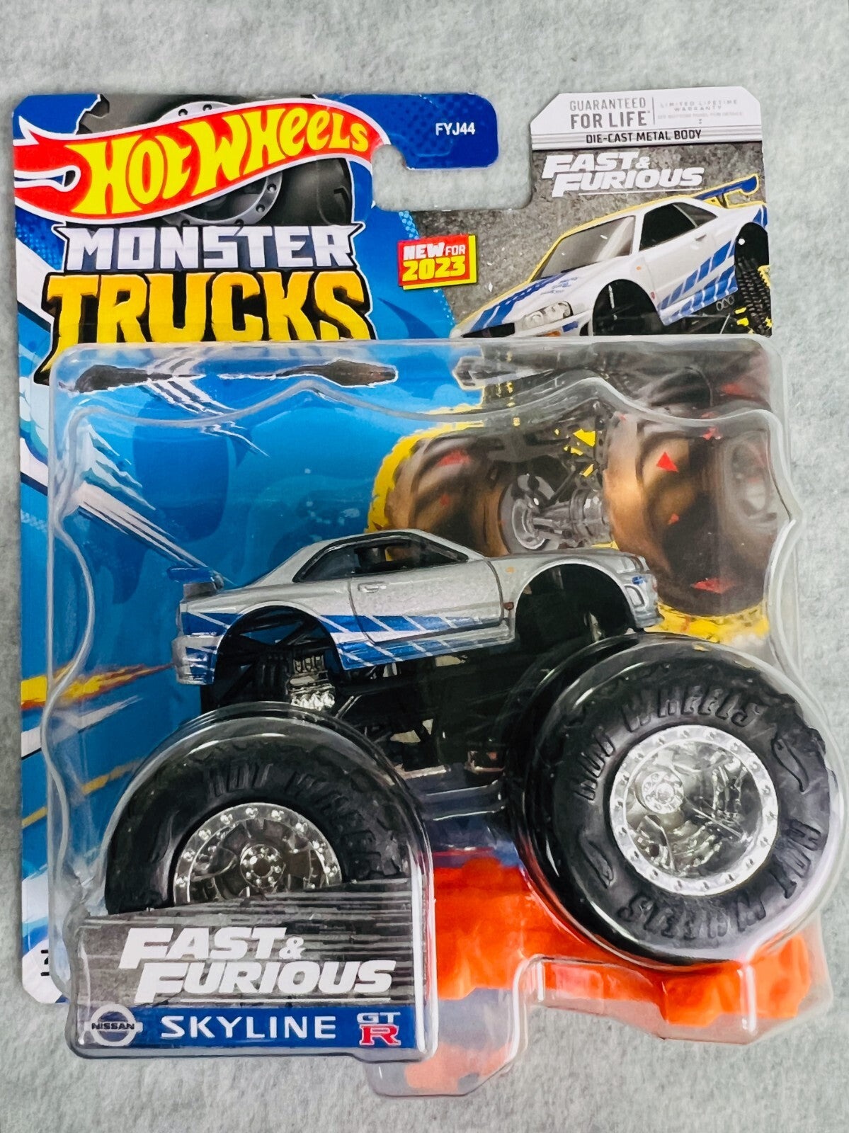 🔥🔥🔥Hot Wheels Monster Trucks Fast & Furious Nissan Skyline GT-R HW14🔥🔥🔥