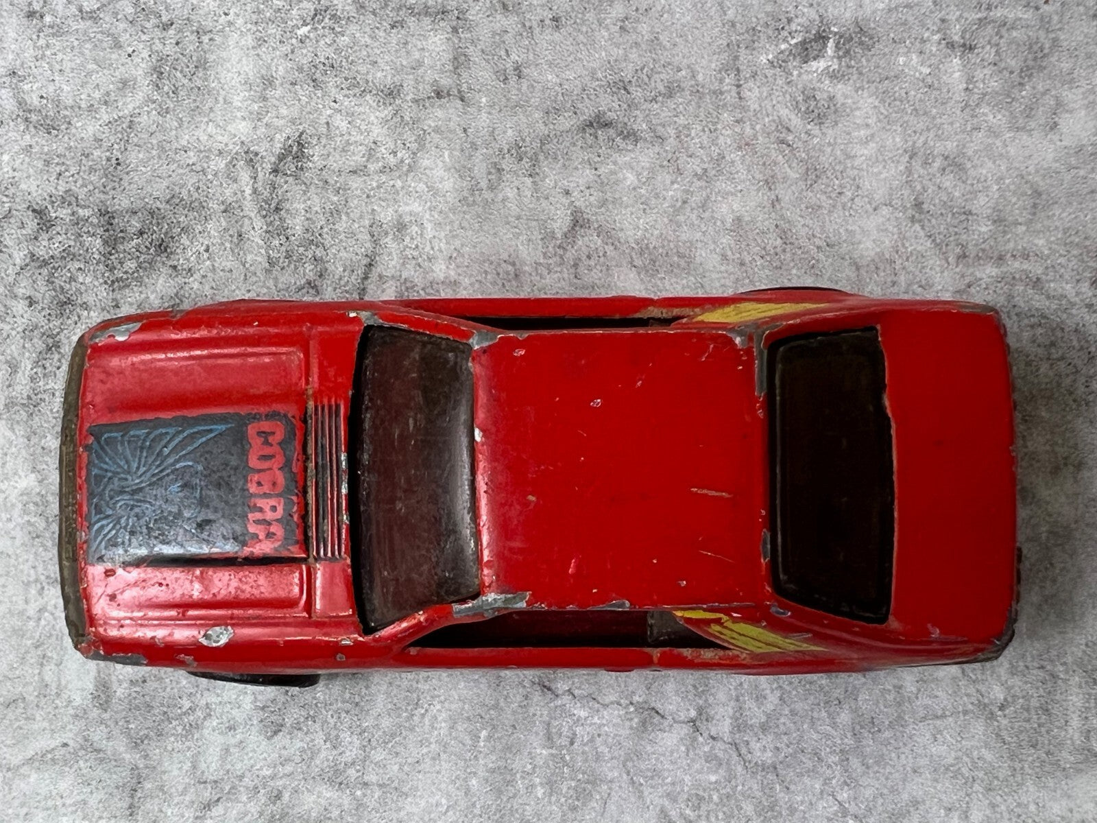 🐎🐎🐎 Hot Wheels Blackwall Hot Ones Red Turbo Mustang Cobra Malaysia C9🐎🐎🐎