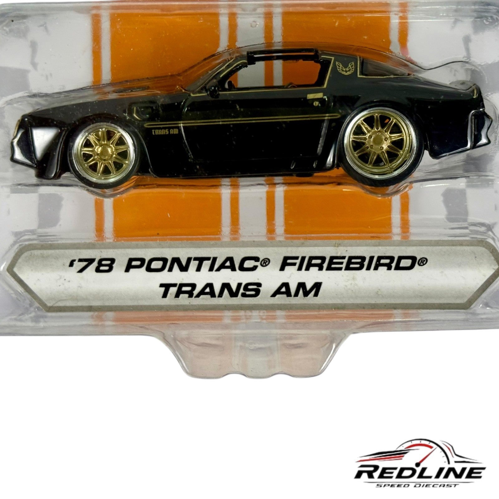 🦅Jada Bigtime Muscle Metals Die Cast '78 Pontiac Firebird Trans Am Black H26🦅