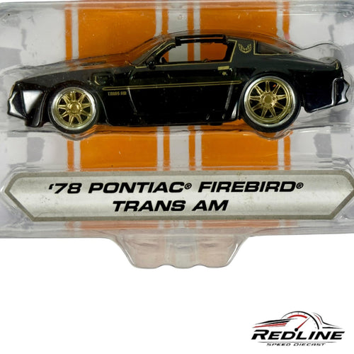 🦅Jada Bigtime Muscle Metals Die Cast '78 Pontiac Firebird Trans Am Black H26🦅