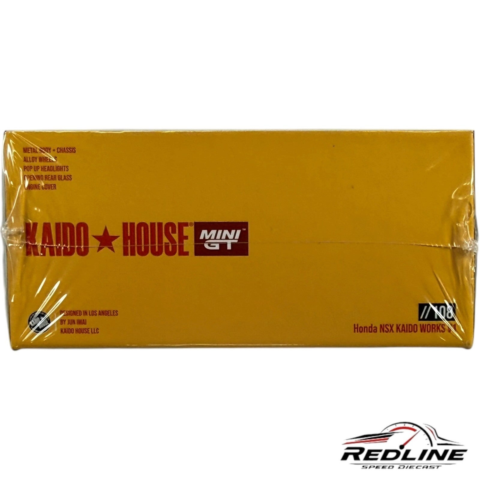 🎌Kaido House Honda NSX Kaido Works V1 Yellow Mini GT #108 Sealed H3🎌