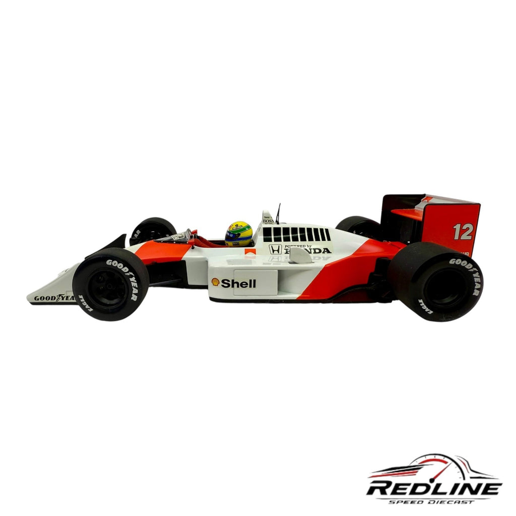 🏁🏁🏁Minichamps McLaren MP4/4 Honda V6 Turbo Ayrton Senna 1988🏁🏁🏁