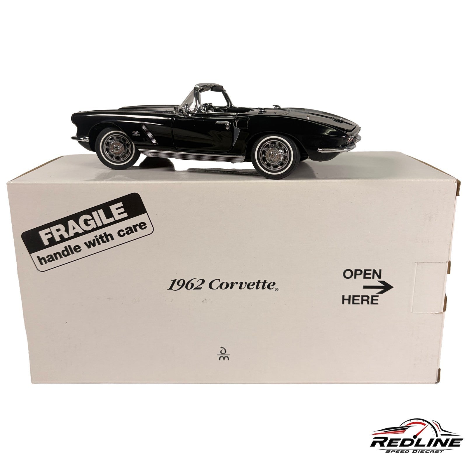 🇺🇸🇺🇸Danbury Mint 1962 Chevrolet Corvette Black 1:64🇺🇸🇺🇸