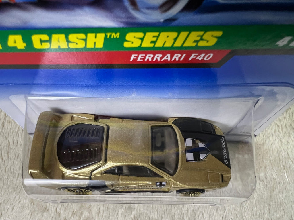 🇮🇹🇮🇹🇮🇹Hot Wheels Ferrari F40 Dash 4 Cash Gold Centomila HW16🇮🇹🇮🇹🇮🇹