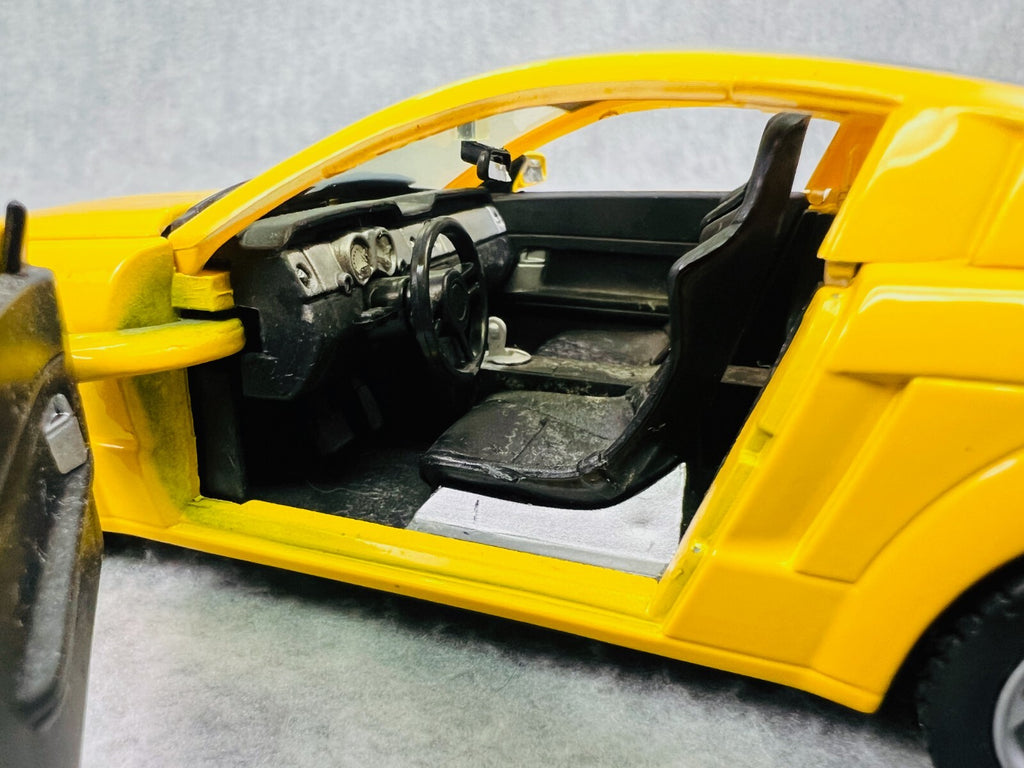 🇺🇸🇺🇸MOTOR MAX FORD MUSTANG GT YELLOW 1:24 SCALE🇺🇸🇺🇸