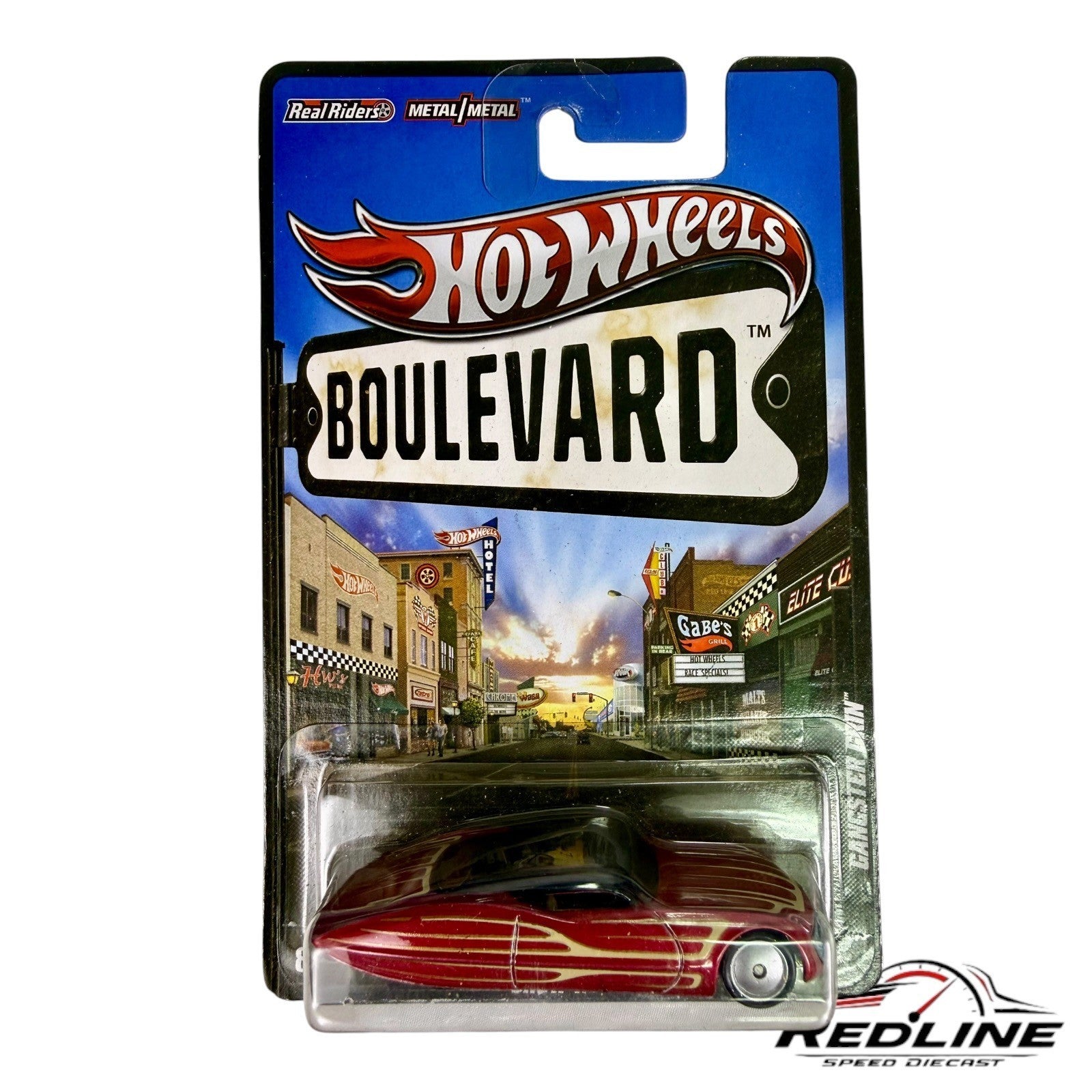 🔥Hot Wheels Boulevard Gangster Grin Show Rods H30🔥