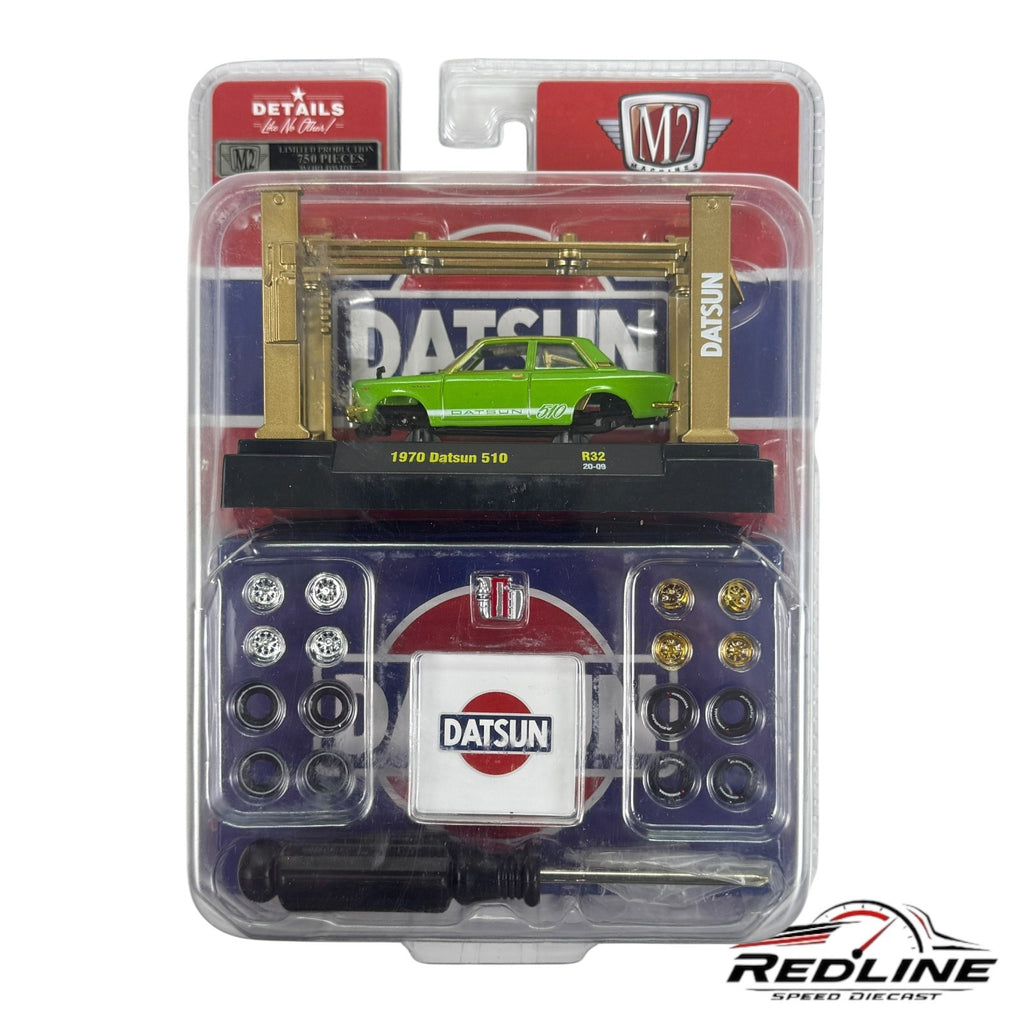 🇺🇸M2 Machines 1970 Datsun 510 Chase Car Model Kit 2020 R32 H28🇺🇸