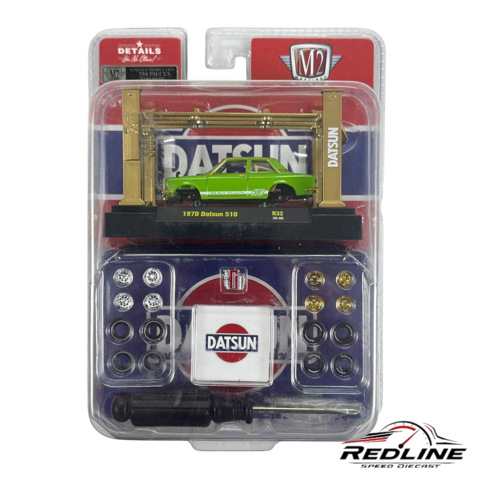 🇺🇸M2 Machines 1970 Datsun 510 Chase Car Model Kit 2020 R32 H28🇺🇸