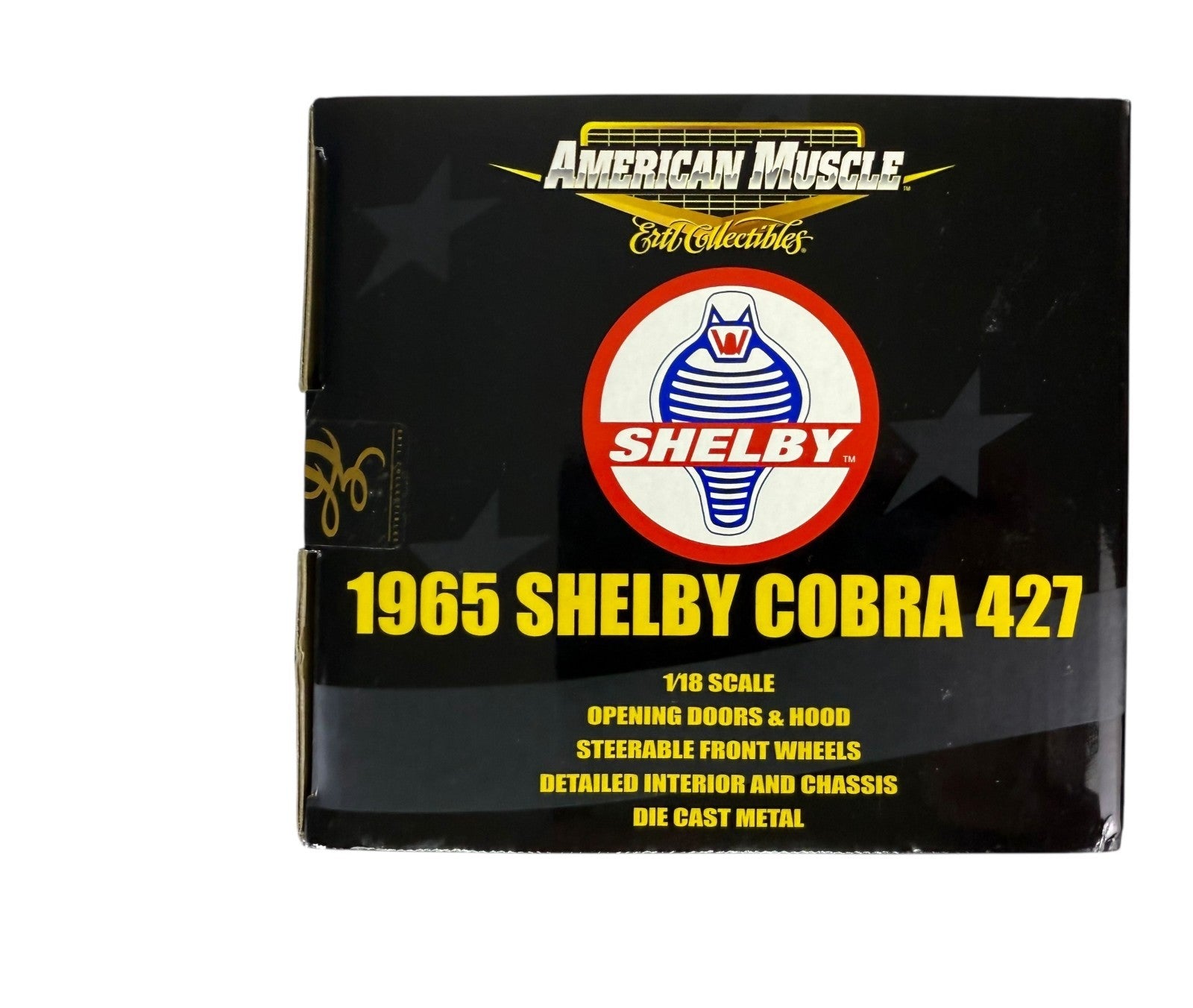 🇺🇸🇺🇸ERTL American Muscle 1965 Ford Shelby Cobra 427 Black 1:18 GE🇺🇸🇺🇸