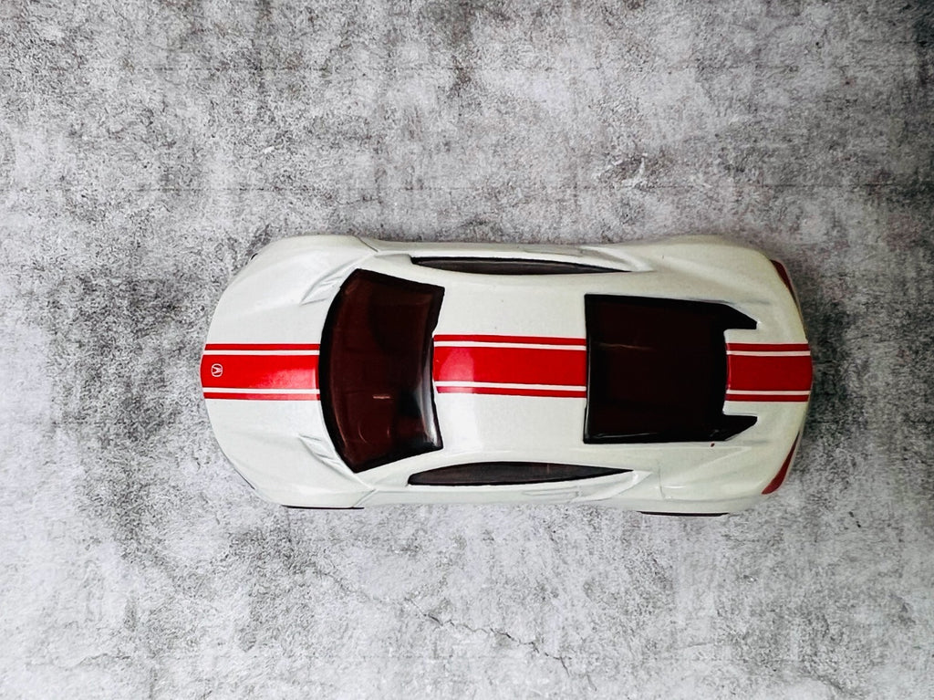 🔥🔥🔥Hotwheels 2012 Acura NSX Concept  White Red Stripe C17🔥🔥🔥