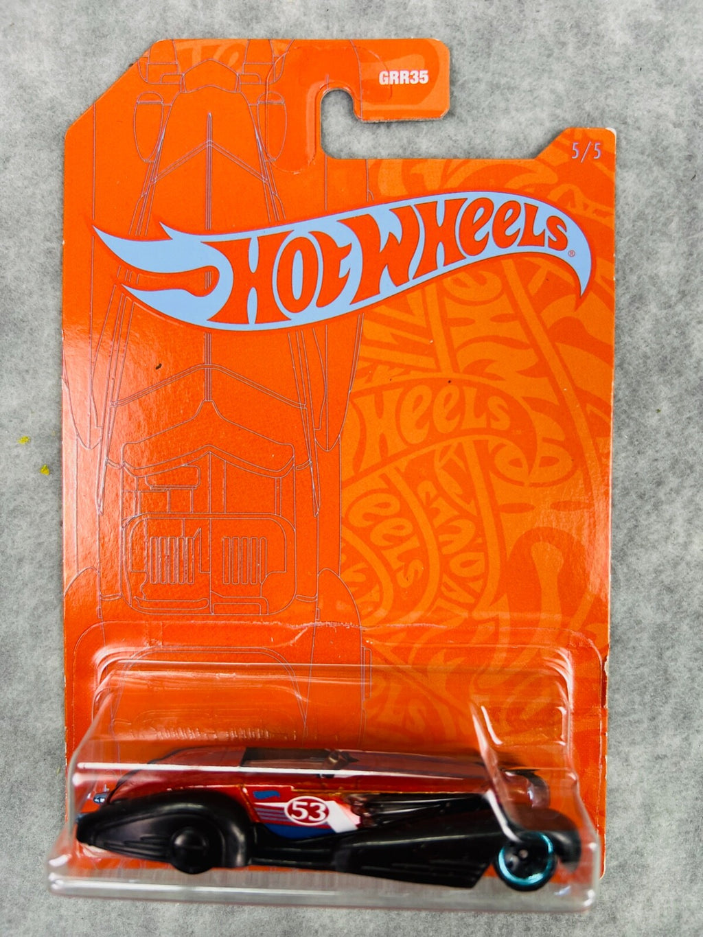 🇺🇸🇺🇸Hot Wheels Custom Cadillac Fleetwood Orange and Blue Series H24🇺🇸🇺🇸