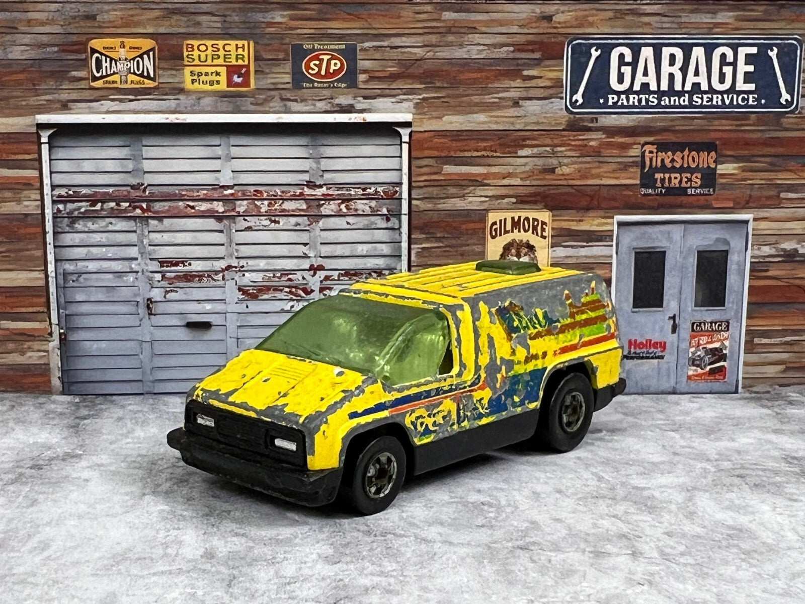 🔥🔥🔥Vintage 1978 Hot Wheels Yellow Inside Story Van C1🔥🔥🔥