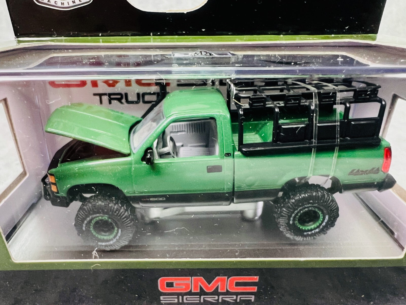 🇺🇸🇺🇸🇺🇸M2 Machines 1998 GMC Sierra 1500 4X4 WMTS17 Green H3 🇺🇸🇺🇸🇺🇸