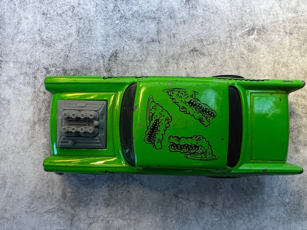 🔥🔥1993 Mattel HOT WHEELS 1957 Chevy Green Alligator Muscle Car C5🔥🔥