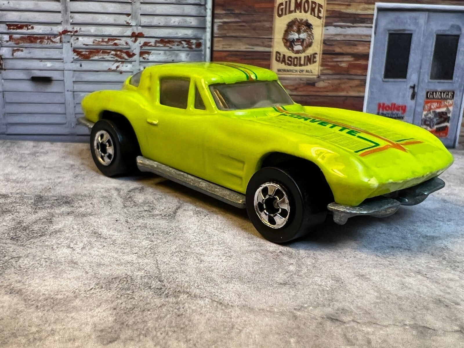 🇺🇸1979 Mattel Hot Wheels Yellow Green 1963 Split Window Corvette C6🇺🇸