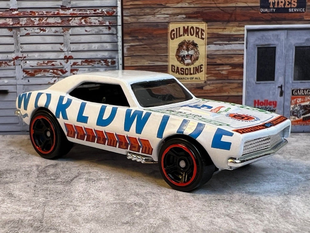 🔥🔥🔥Hotwheels Dream Garage 67 Camaro Worldwide CUSTOM REAL RIDERS C13🔥🔥🔥