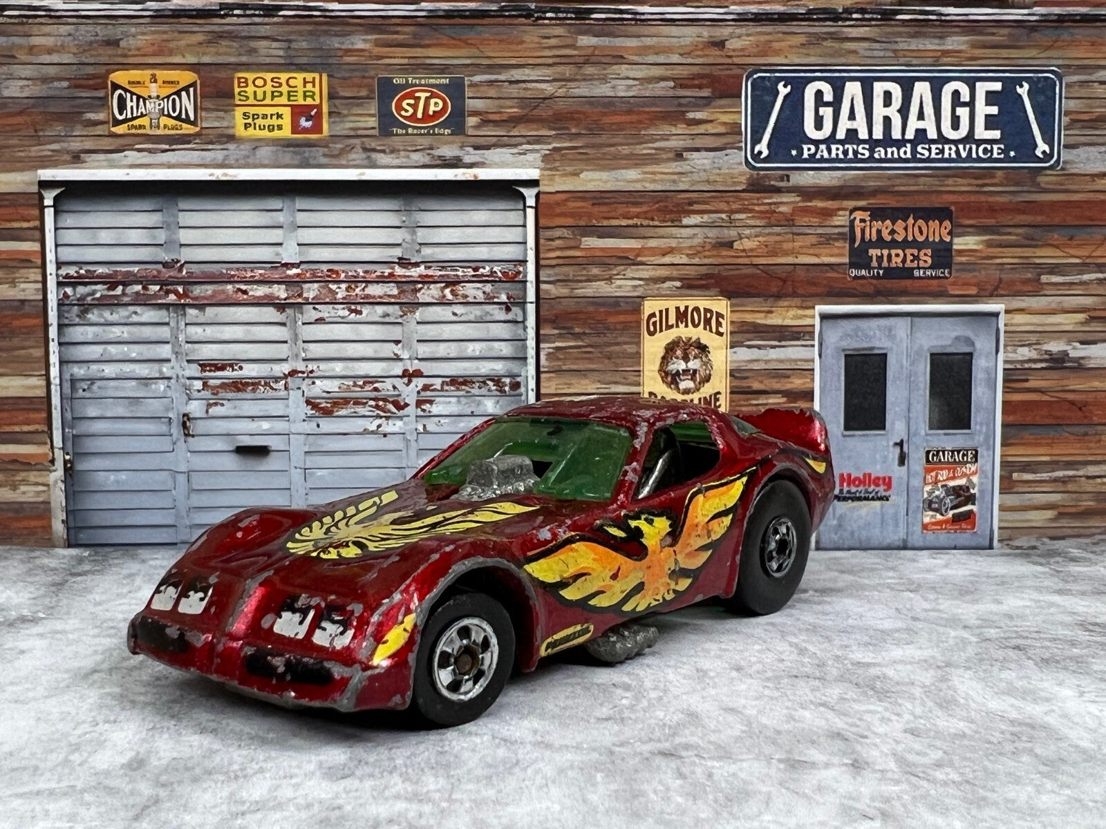 🔥🔥🔥1977 Hot Wheels Red Pontiac Trans Am Firebird  Funny Car Dragster C1🔥🔥🔥