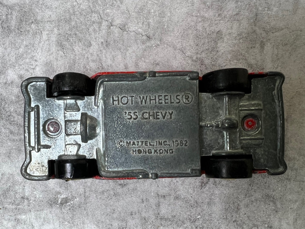 🇺🇸🇺🇸Vintage Hot Wheels Hot Ones ‘55 Chevy Red Chevy Fever C14🇺🇸🇺🇸