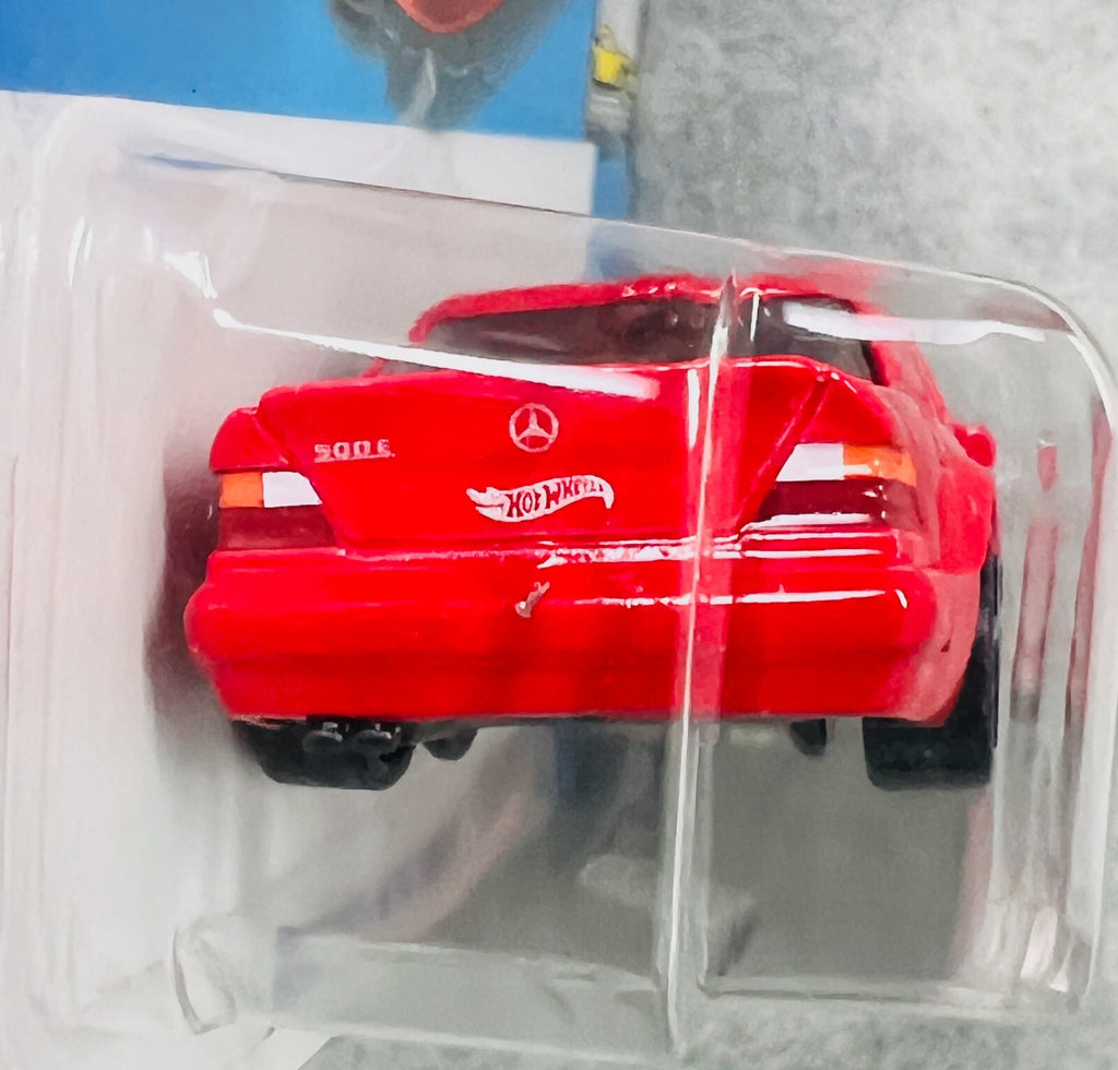 🇩🇪🇩🇪🇩🇪Hot Wheels Factory Fresh Mercedes-Benz 500 E Red H24🇩🇪🇩🇪🇩🇪