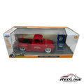 🦅🦅Jada Toy Just Trucks Red 1955 Chevrolet Stepside Model 1:24D1🦅🦅