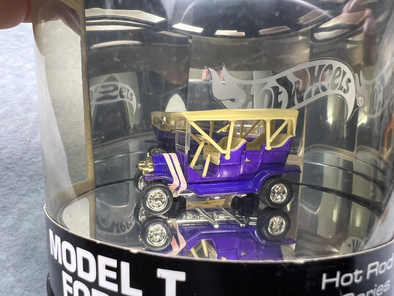 🇺🇸🇺🇸Hot Wheels Model T Ford Oil Can Rod Series Purple Car🇺🇸🇺🇸