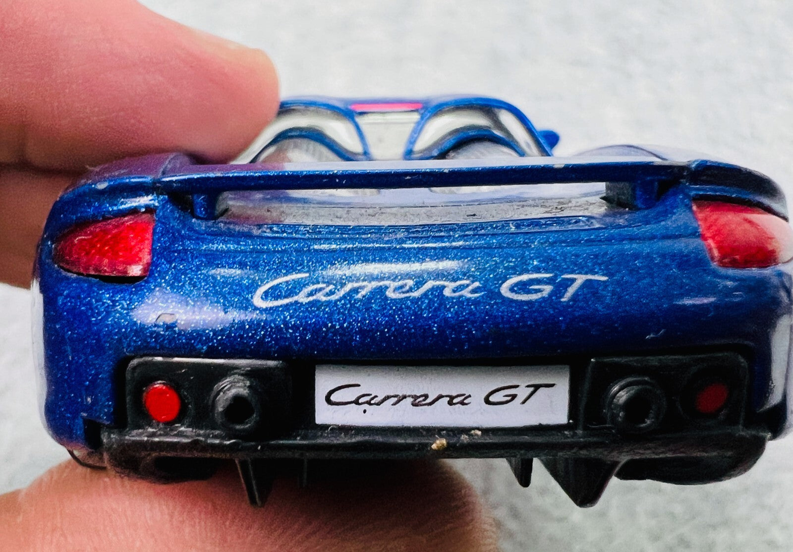 🇩🇪🇩🇪Kinsmart Porsche Carrera GT Blue 1:36 Scale Model Car Diecast🇩🇪🇩🇪