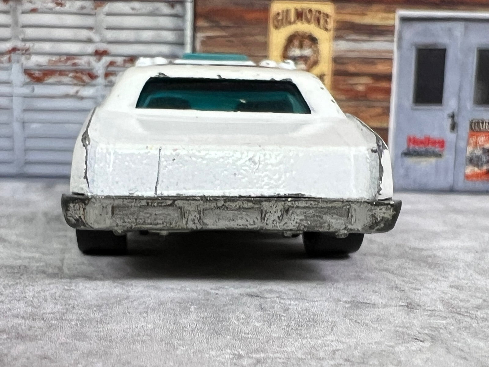 🚔🚔HOT WHEELS White 1977 Police Car Number 12 Highway Patrol C1🚔🚔
