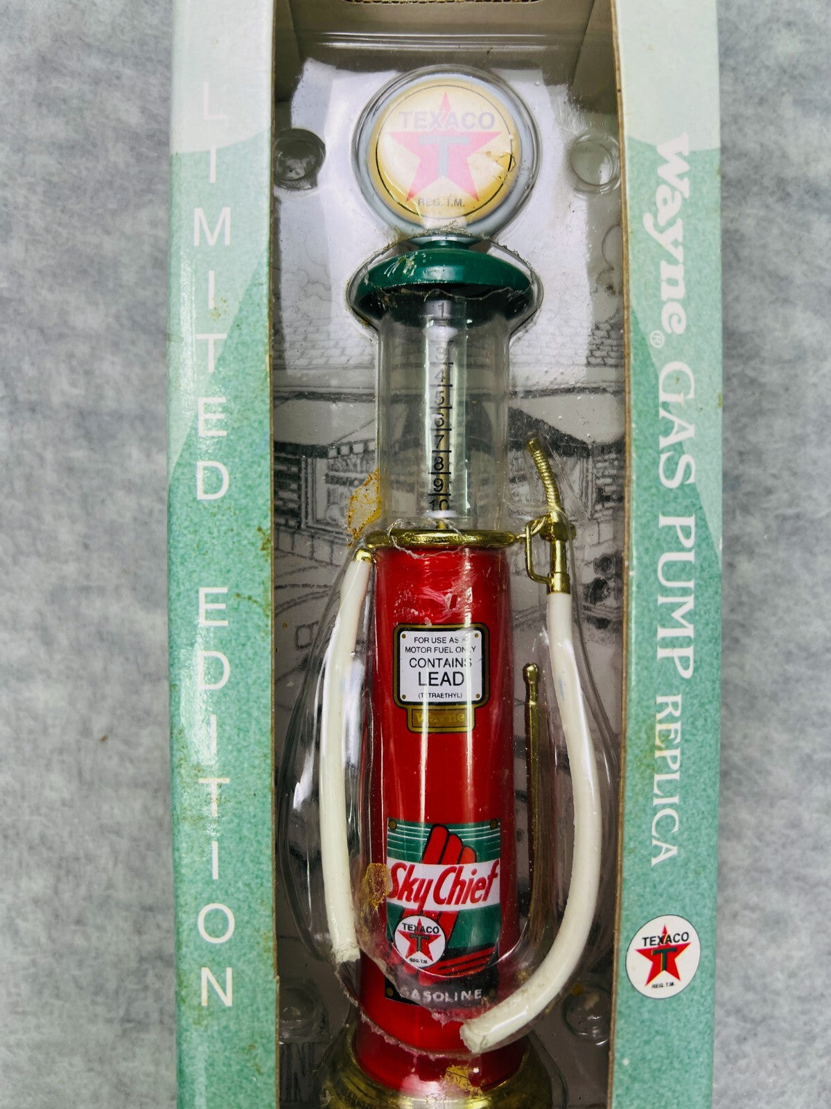 🔥🔥🔥GEARBOX Wayne Gas Pump Replica- Texaco  Limited Edition🔥🔥🔥