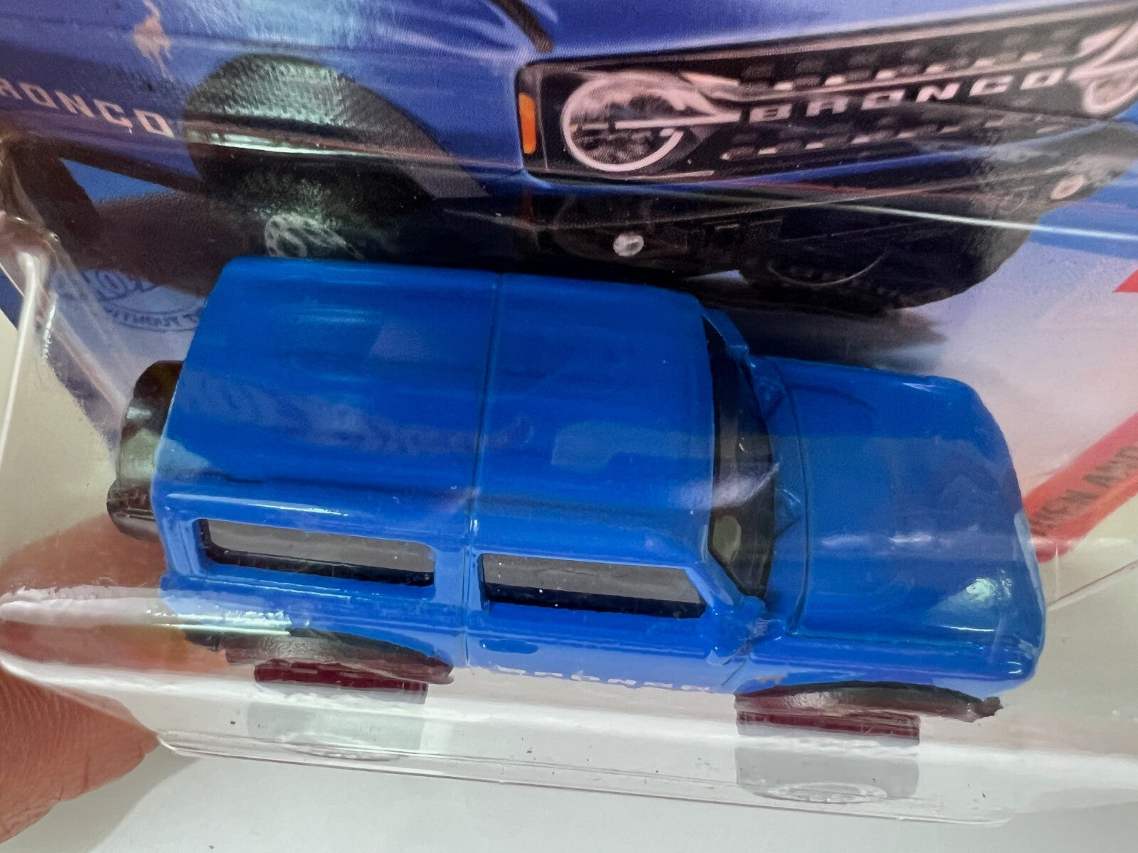 🔥🔥🔥🔥Hotwheels '21 Ford Bronco Then and Now Short Card Blue HW07🔥🔥🔥🔥