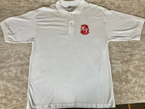 **Always Wisconsin Coca Cola Shirt Mens Lg White 1/2 60% Cotton 40% Polyester **