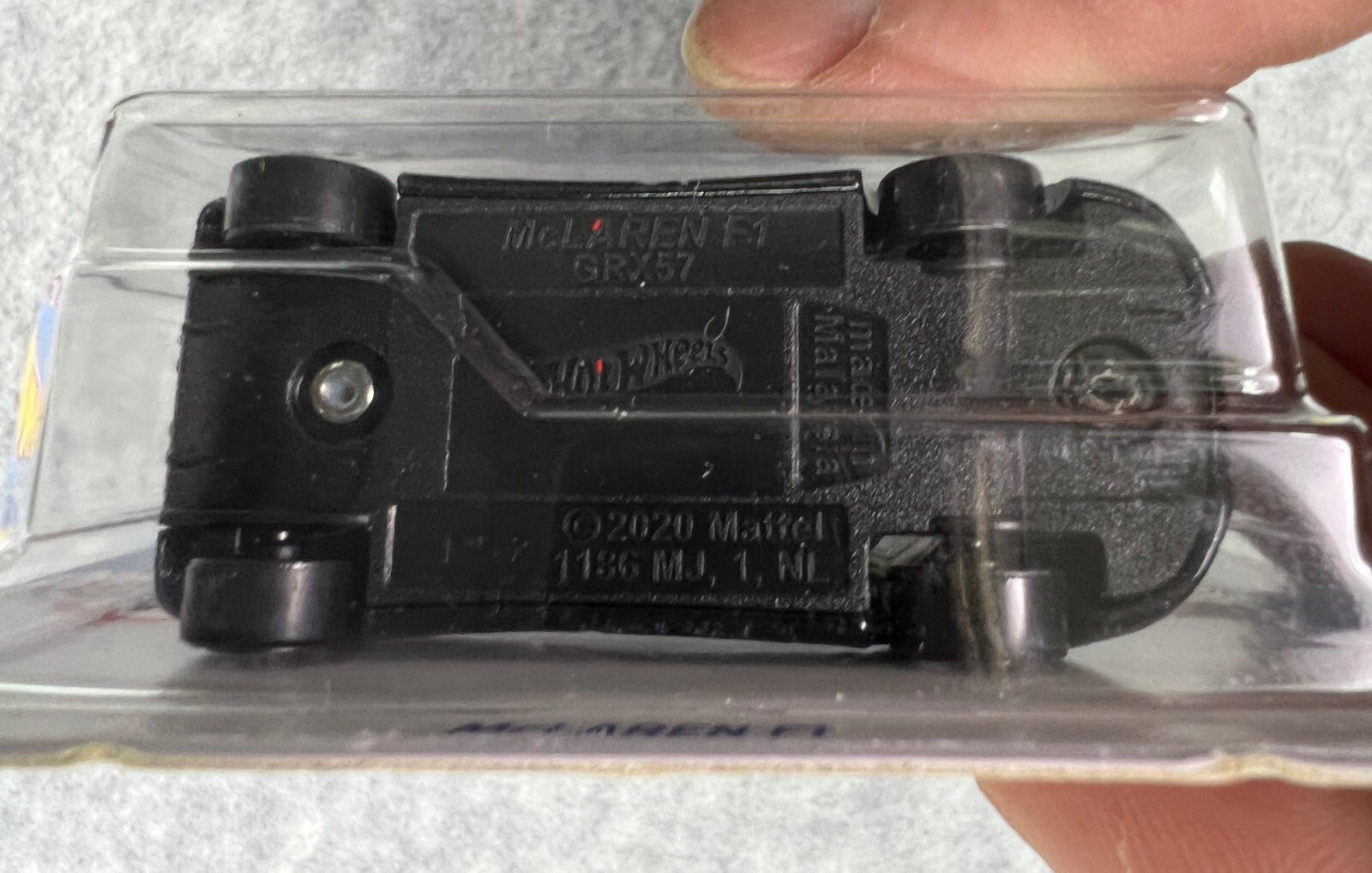 🇬🇧🇬🇧🇬🇧Hot Wheels Mclaren F1 Black Factory Fresh 4/10 H25🇬🇧🇬🇧🇬🇧
