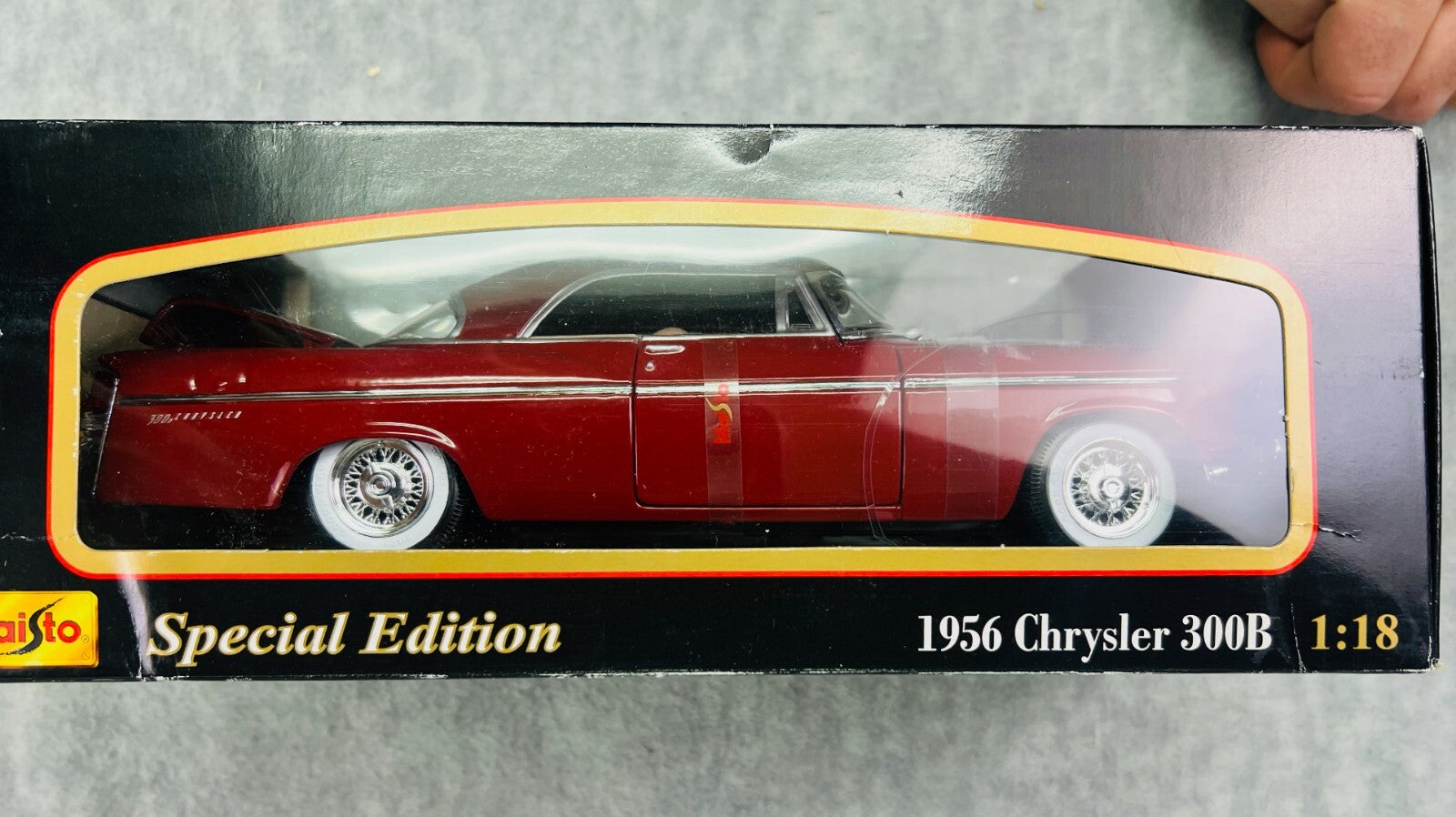 🇺🇸🇺🇸Maisto 1956 Chrysler 300B Special Edition 1:18 Diecast🇺🇸🇺🇸