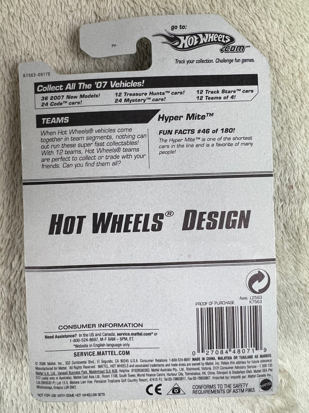 🔥🔥🔥🔥Hot Wheels Design Hyper Mite Green HW19🔥🔥🔥🔥