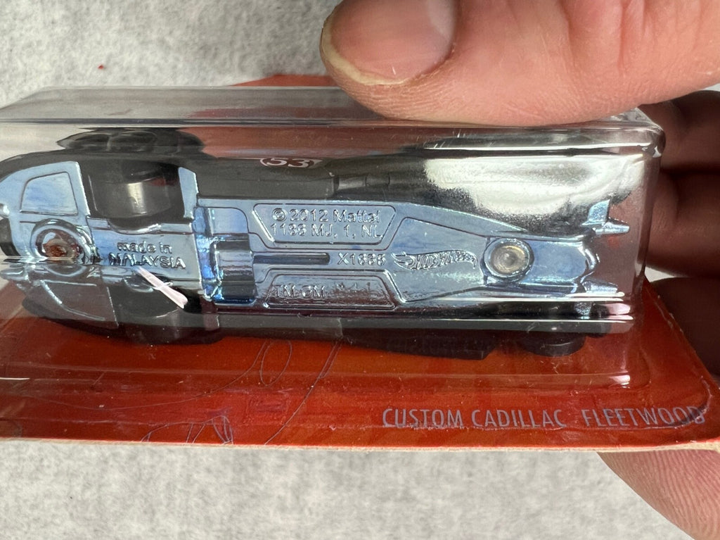 🇺🇸🇺🇸Hot Wheels Custom Cadillac Fleetwood Orange and Blue Series H24🇺🇸🇺🇸