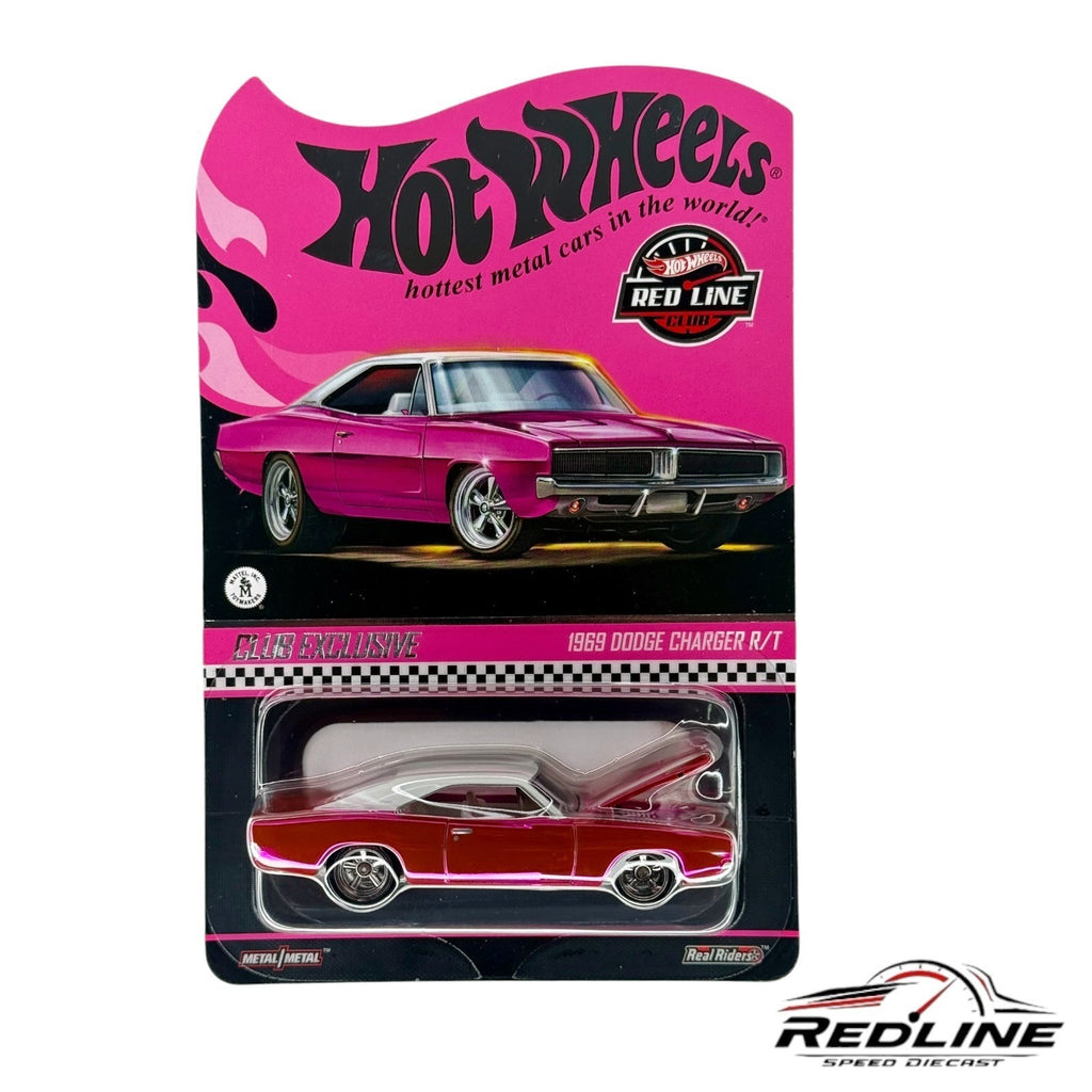 🔥RLC Hot Wheels Collectors Exclusive 1969 Pink Dodge Charger R/T H28🔥