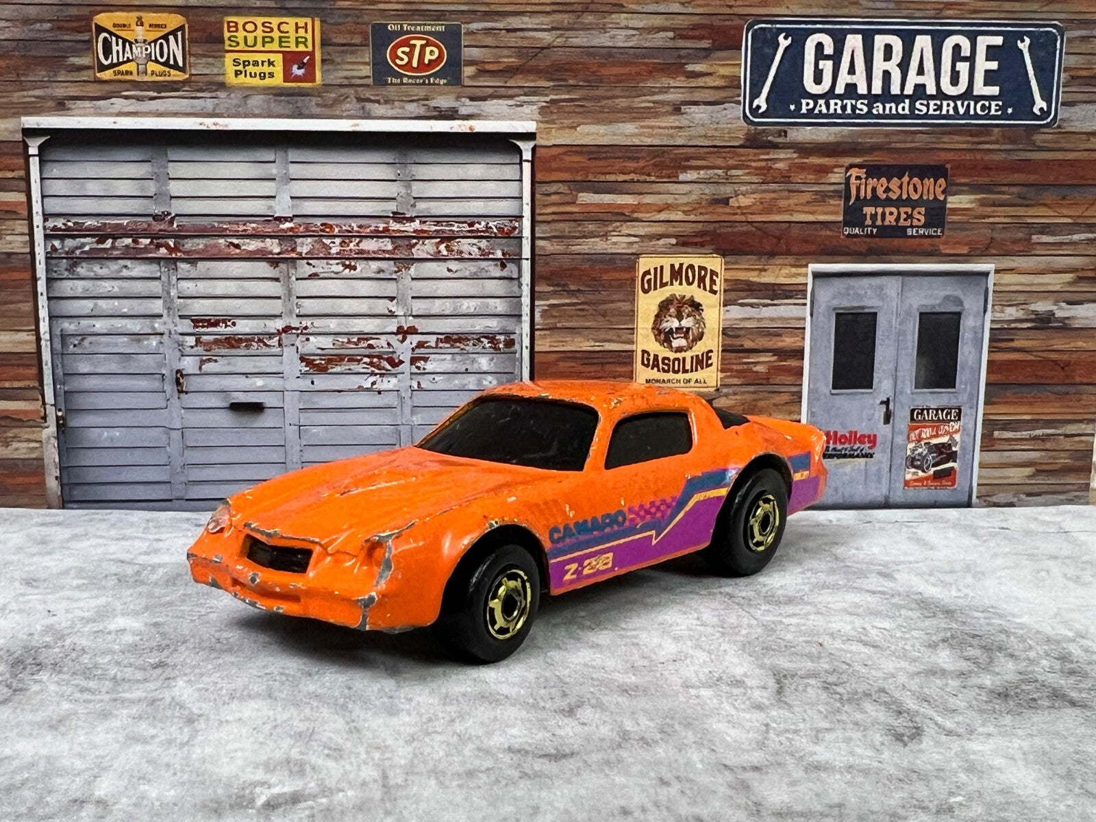 🇺🇸🇺🇸Hot Wheels Camaro Z-28 from Park 'n Plates 1982 Orange C14🇺🇸🇺🇸
