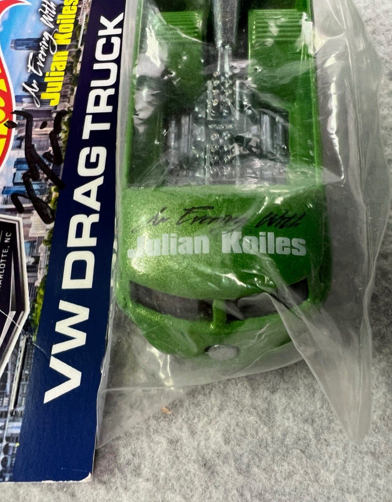 🇩🇪🇩🇪Hot Wheels 22nd Annual Collectors Nationals VW Drag Truck SIGNED🇩🇪🇩🇪