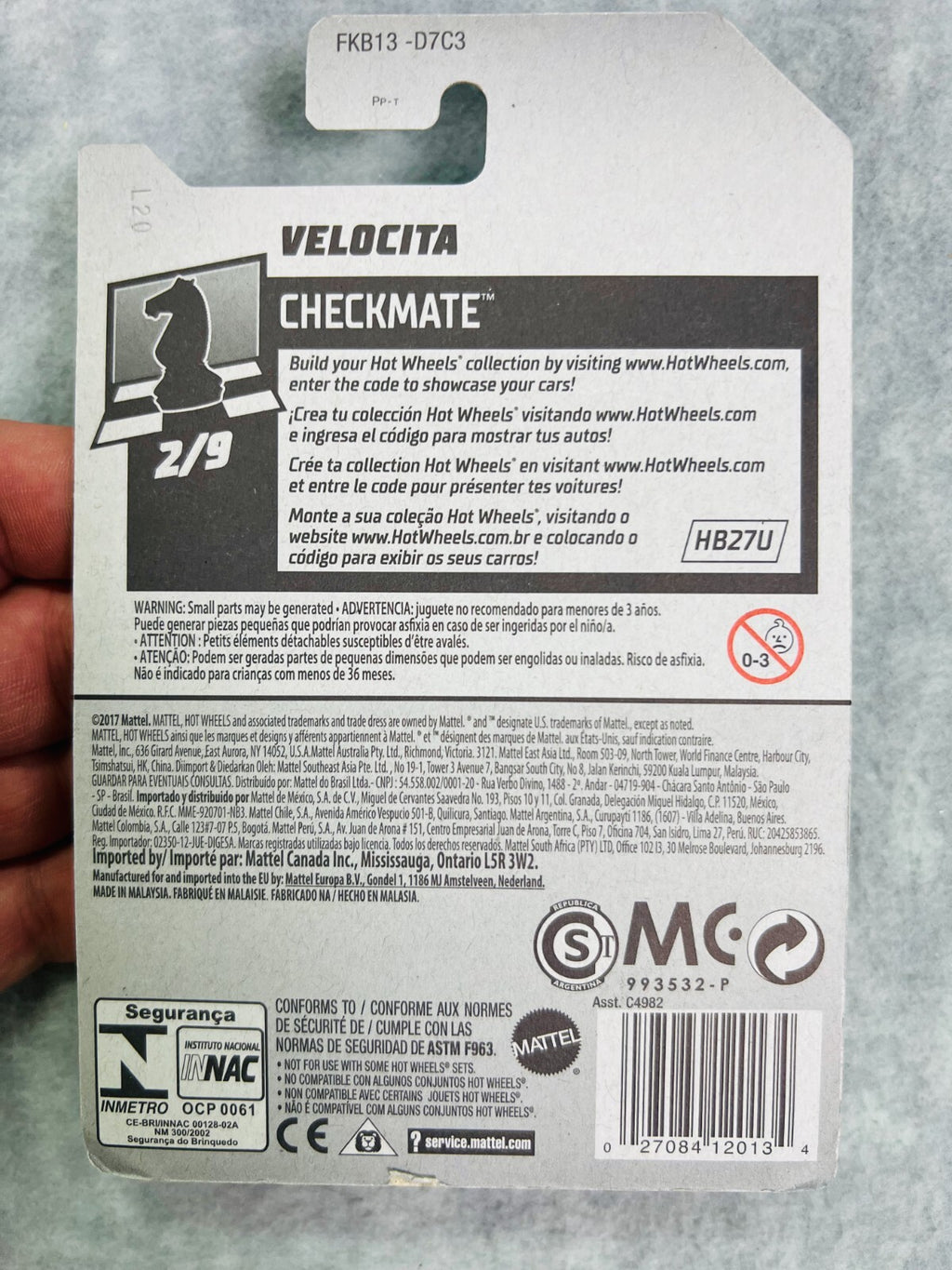 🔥🔥🔥Hot Wheels VELOCITA White Queen  HW Checkmate H27🔥🔥🔥